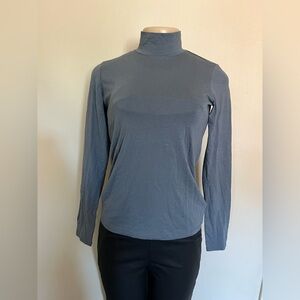 Classic Gray Long Sleeve Women's Top